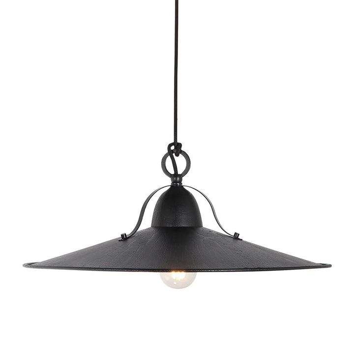 Benson Large Pendant Charred Pendant