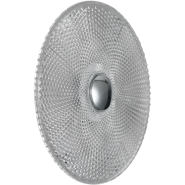 Calibo Bilby Crystalline Round LED Wall Light in Chrome Large Chrome WALL LIGHT