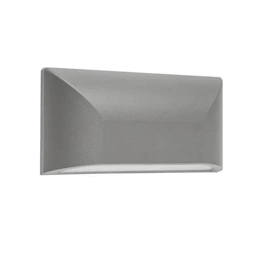 TELBIX BLOC EXT 5W LED WALL LIGHT SILVER WALL LIGHT