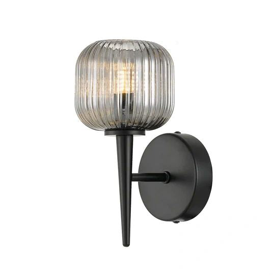 TELBIX BOBO 1 WALL LIGHT BLACK SMOKE WALL LIGHT