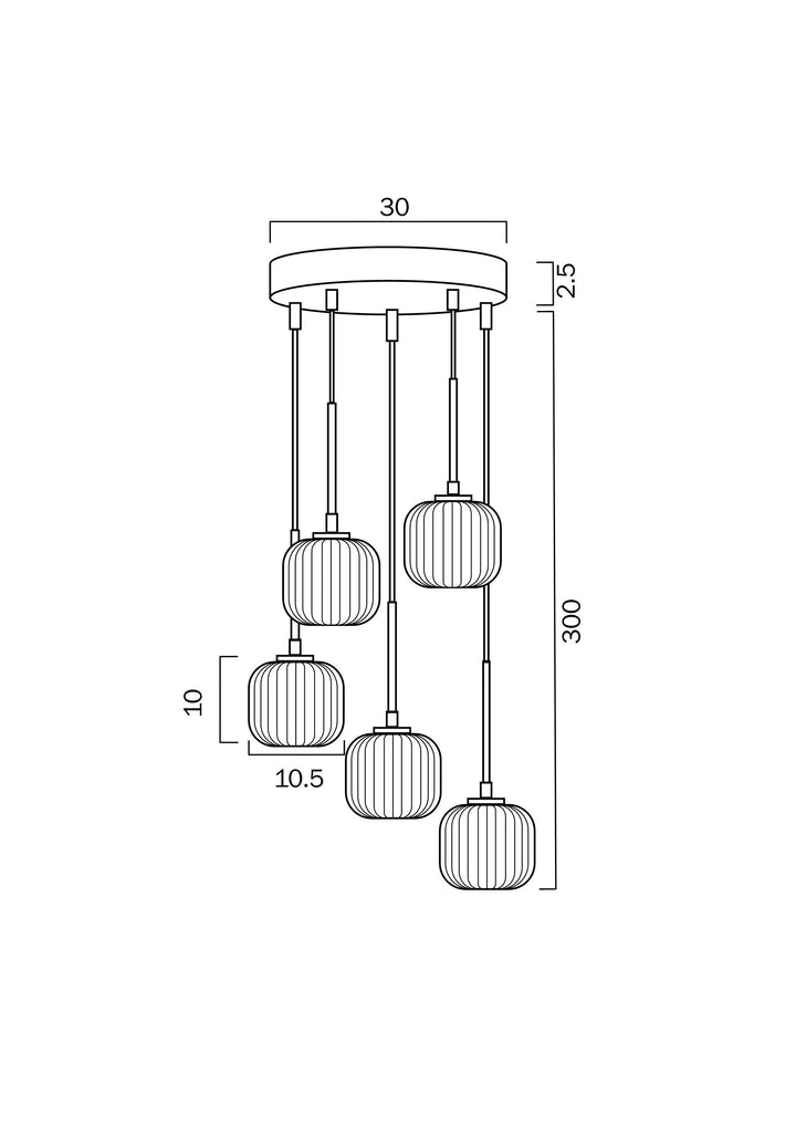 TELBIX BOBO 5 PENDANT Pendant
