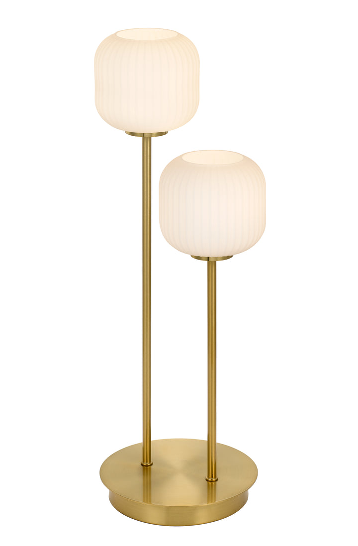 TELBIX BOBO 2 LIGHTS TABLE LAMP ANTIQUE GOLD Floor Lamp