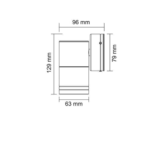 BONDI SE7121TC Fix Down Only Wall light