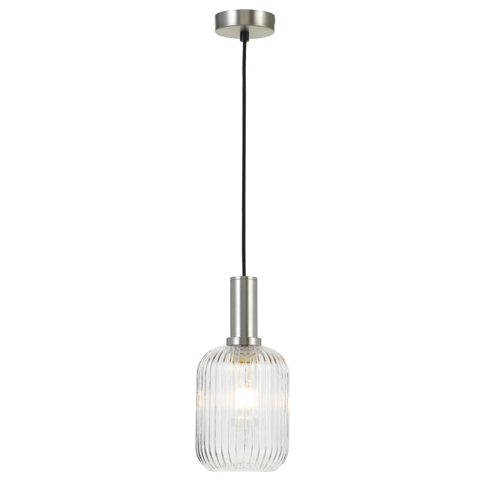 TELBIX BONURA 14 PENDANT NICKEL CLEAR Pendant