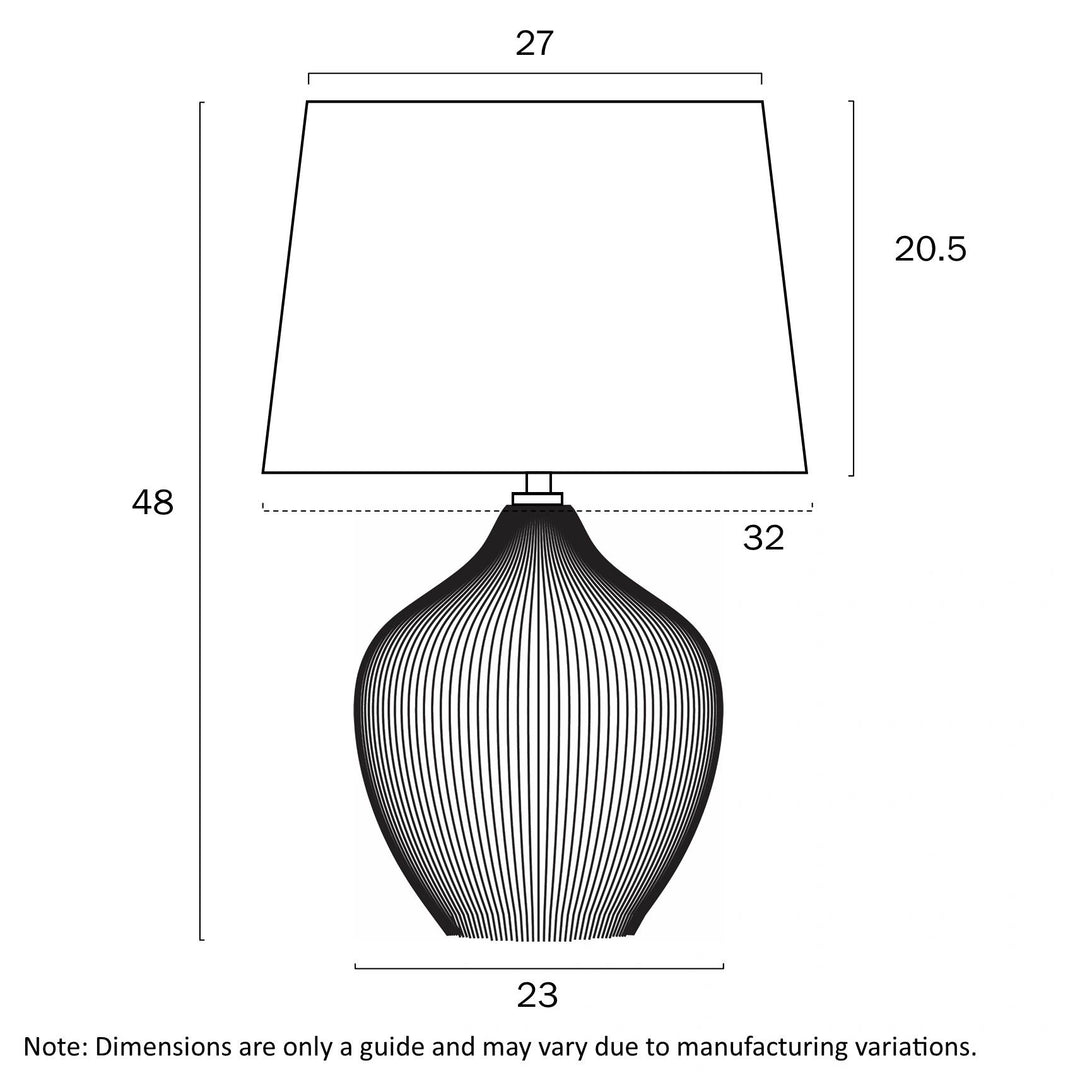 TELBIX BORNEO CERAMIC TABLE LAMP TABLE LAMP