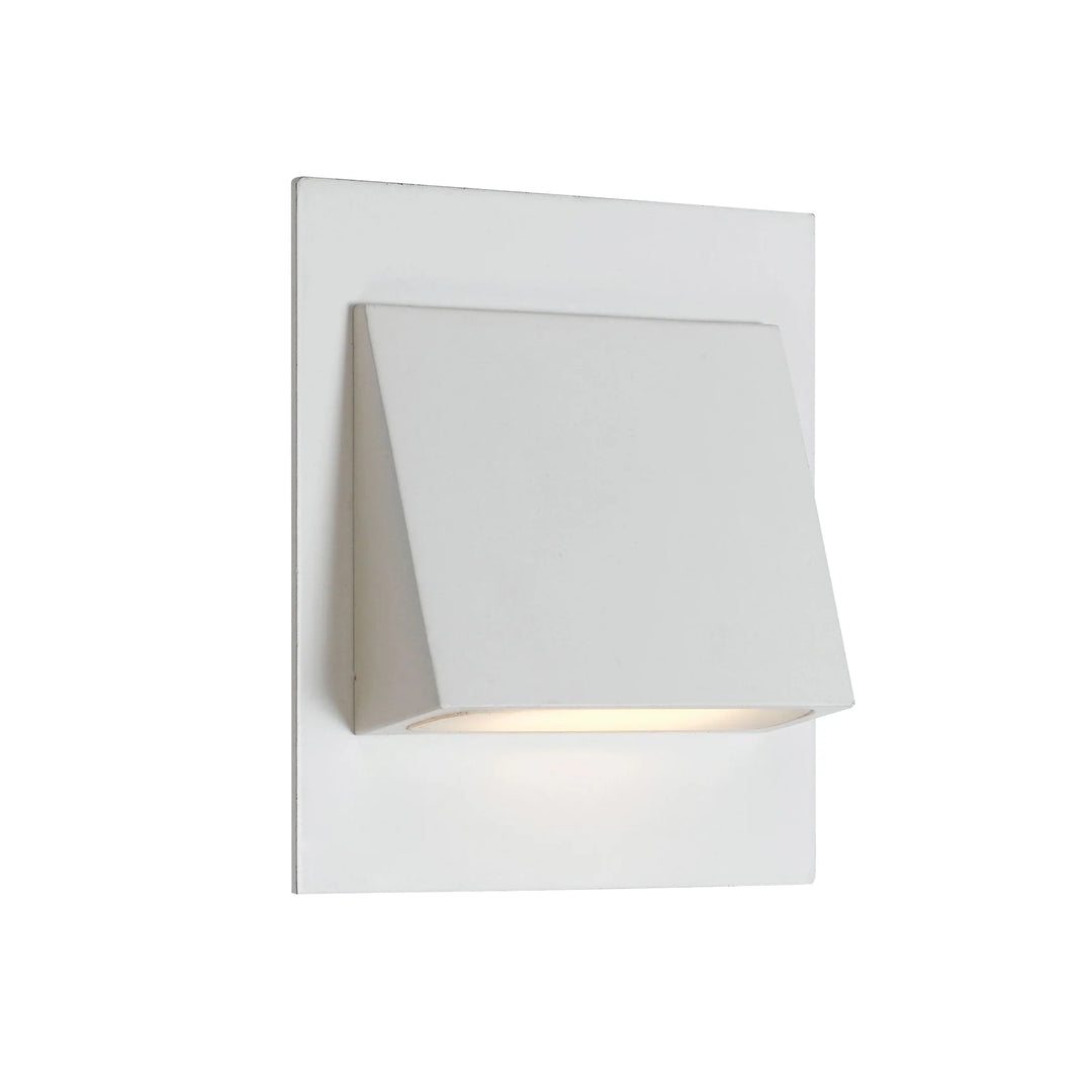 BREA SQUARE STAIR LIGHT White step light