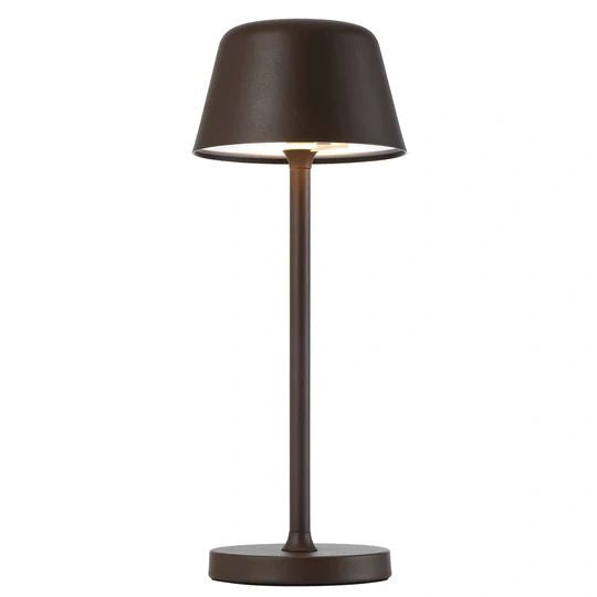 TELBIX BRIANA RECHARGEABLE TABLE LAMP BROWN TABLE LAMP