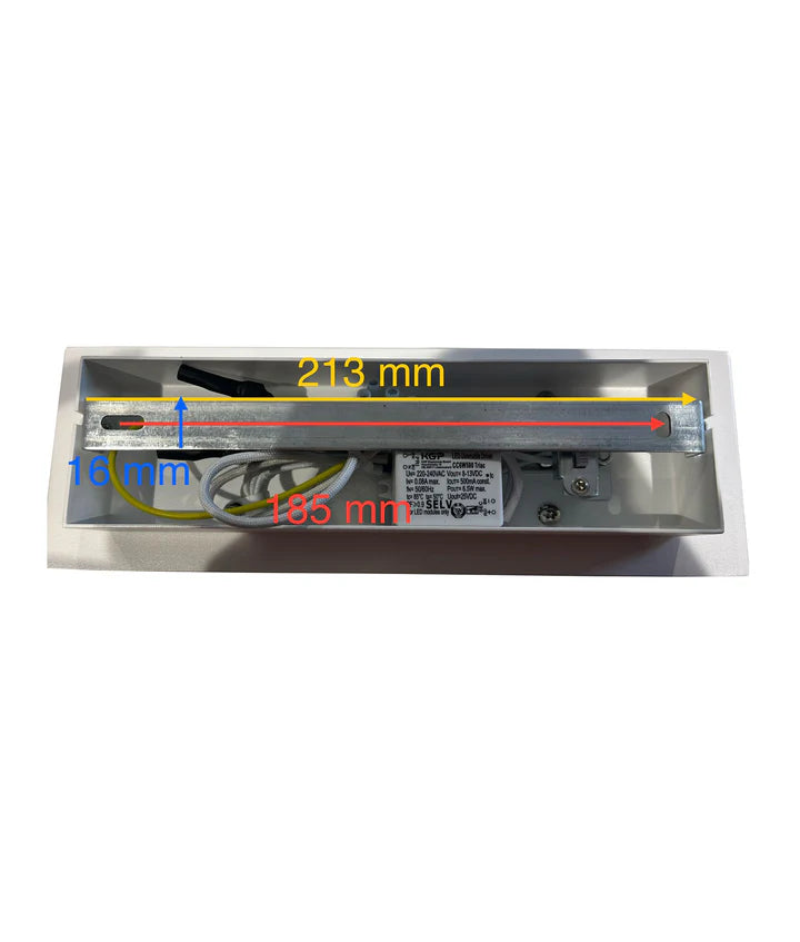 BRISTOL: City Series LED Tri-CCT Interior Curved Up/Down Dimmable Wall Light WALL LIGHT