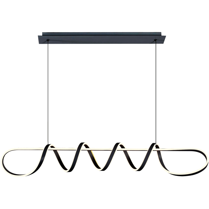 Calibo Bulbul 1500mm LED Linear Pendant Light Black Pendant