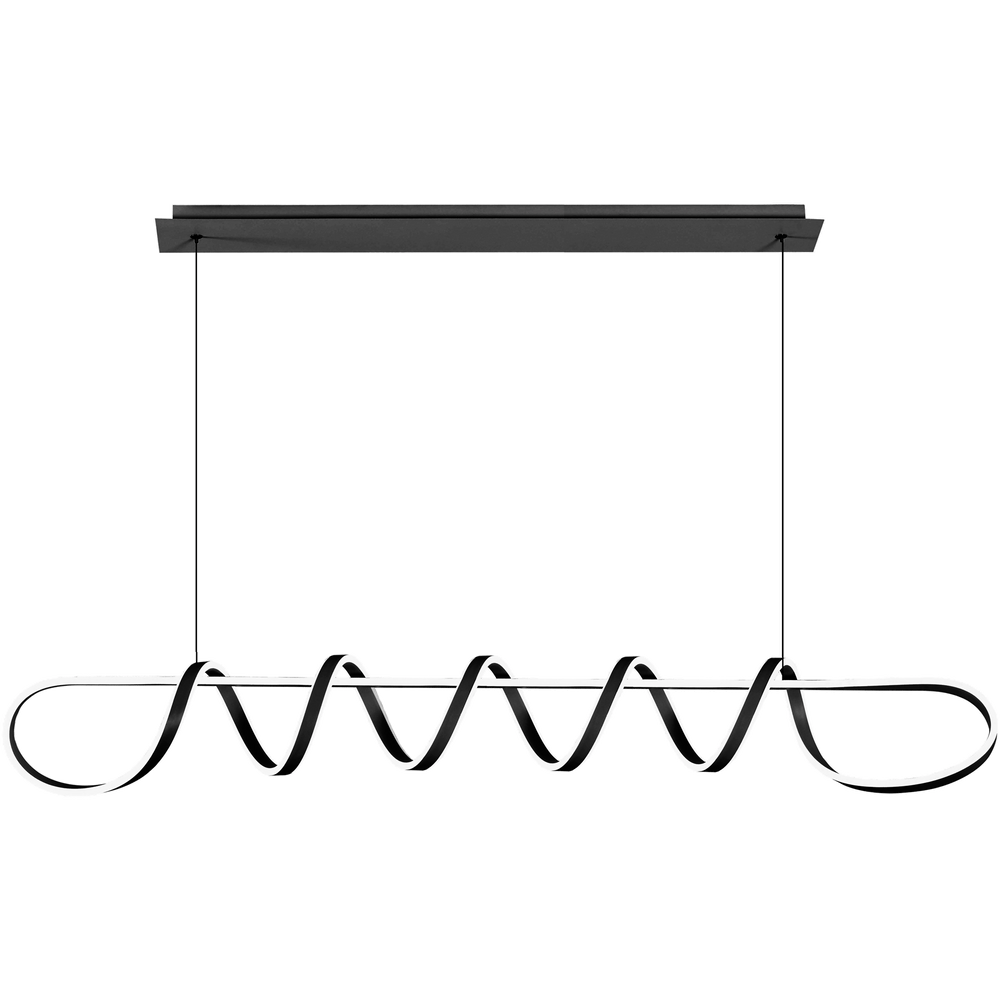 Calibo Bulbul 2000mm LED Linear Pendant Light Black pendant