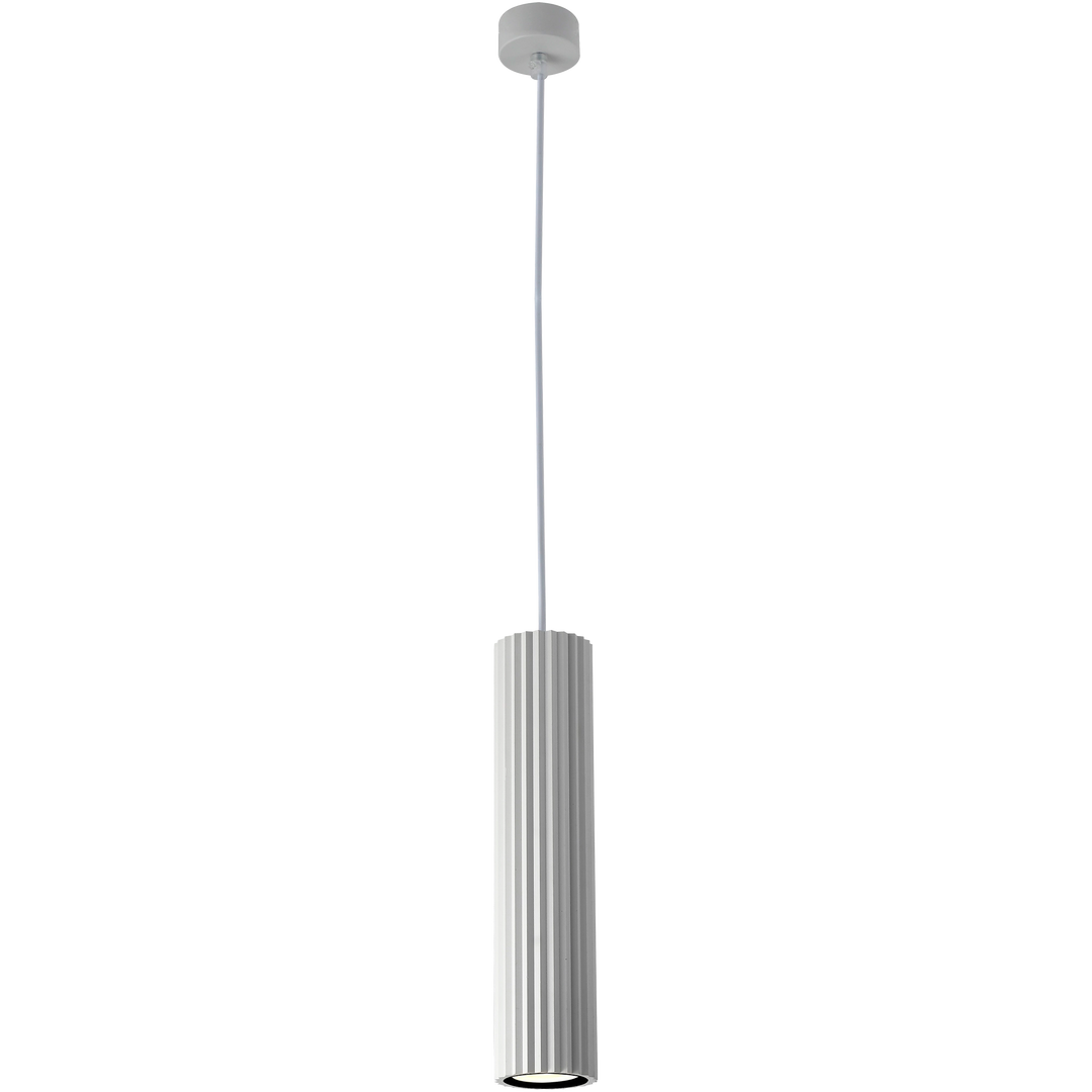 Calibo Canary Fluted 300mm Pendant Light White Pendant