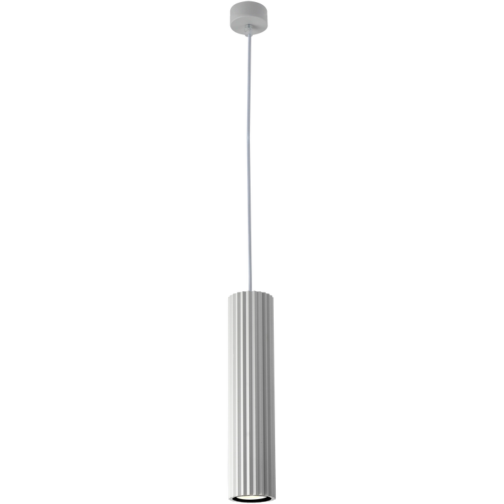 Calibo Canary Fluted 300mm Pendant Light White Pendant