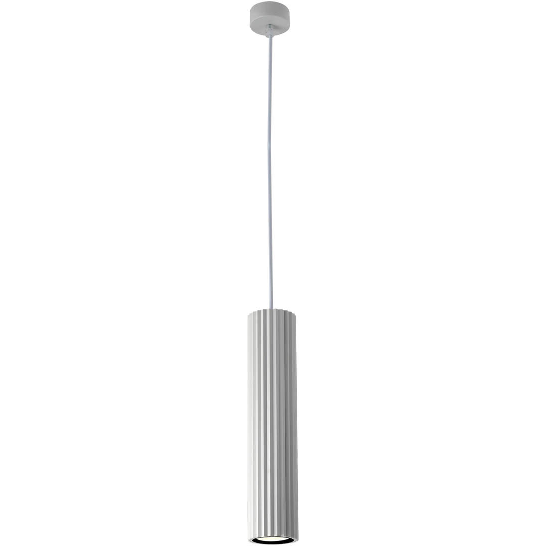 Calibo Canary Fluted 500mm Pendant Light White Pendant