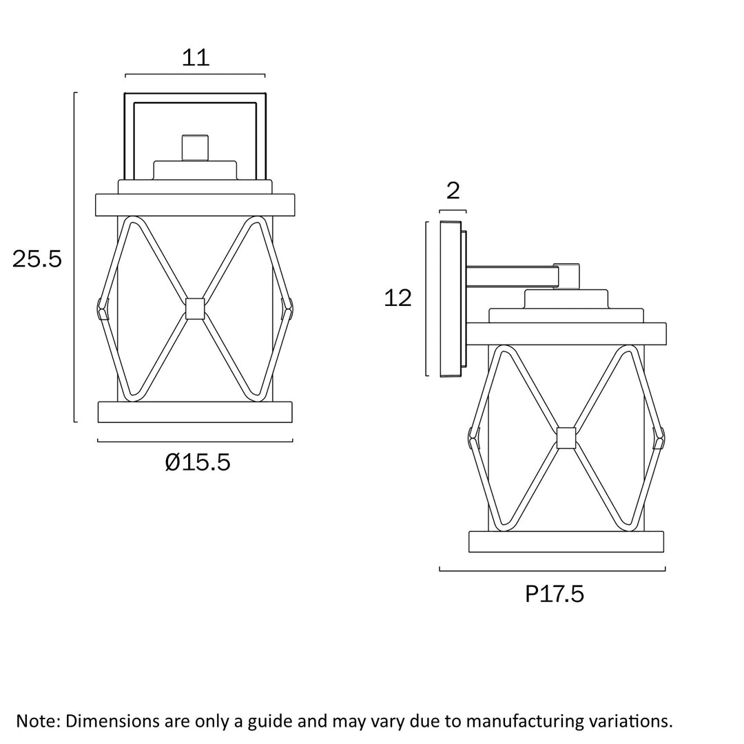 CAPSTAN 25 EXTERIOR WALL LIGHT WALL LIGHT