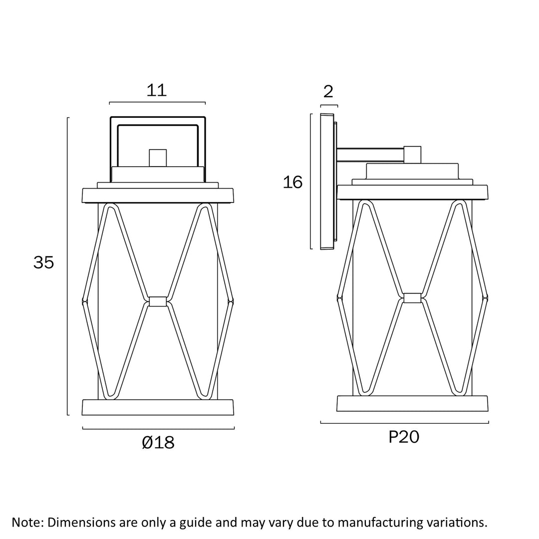 CAPSTAN 35 EXTERIOR WALL LIGHT WALL LIGHT