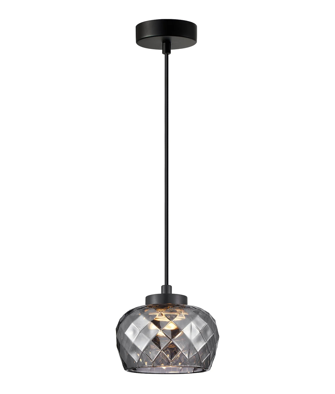CARAMELLE: Interior LED Tri-CCT Glass with Segments Ellipse Pendant Lights Pendant