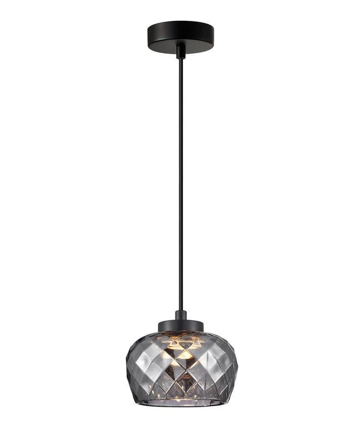 CARAMELLE: Interior LED Tri-CCT Glass with Segments Ellipse Pendant Lights Pendant