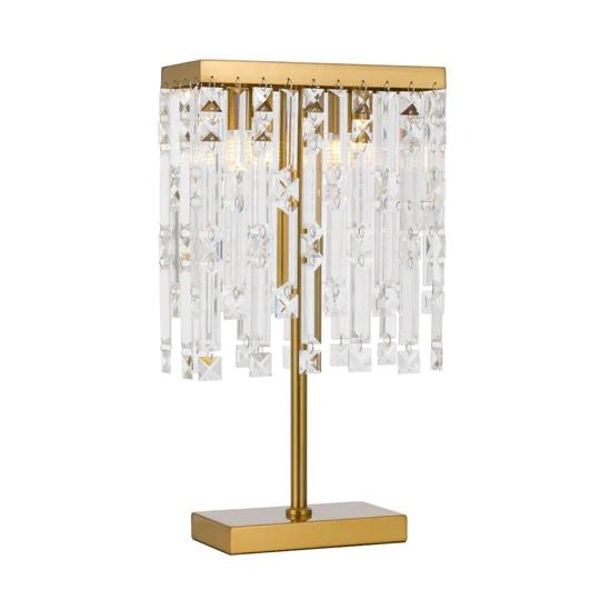 TELBIX CERONE 2 LIGHTS TABLE LAMP GOLD TABLE LAMP