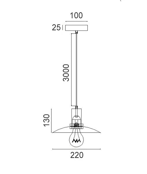 CHAPEAU: Interior Glass Coolie Small Pendant Lights Pendant