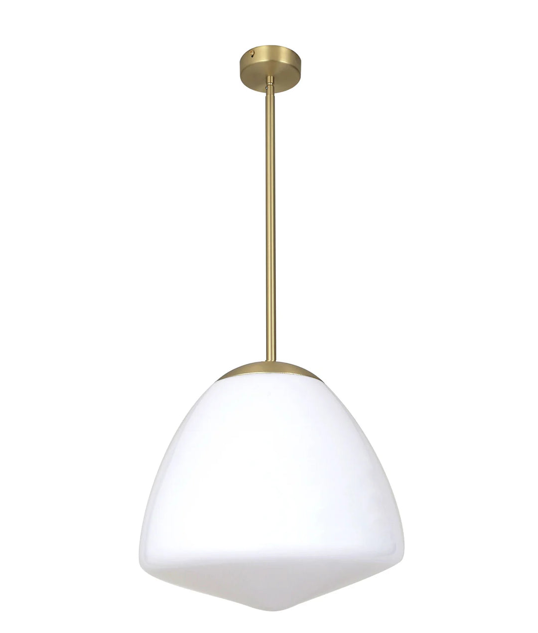 CIOTOLA: Interior Tipped Small/Medium/Large Dome Frosted Glass Pendant Lights Matte Black Large Pendant