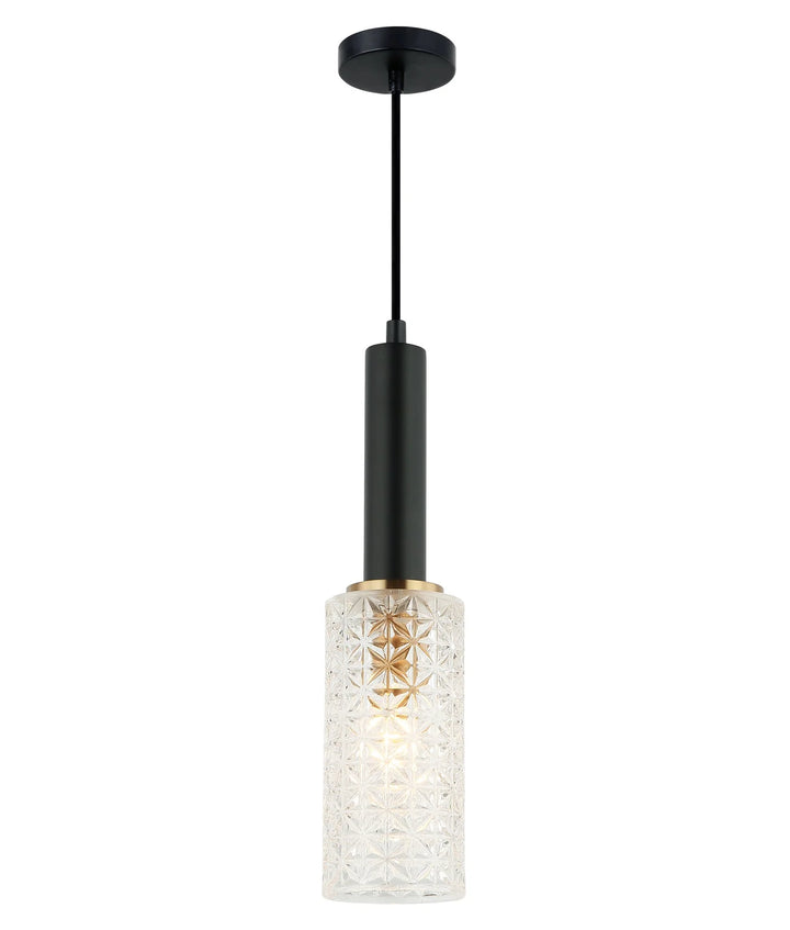 CLEO: Interior Oblong Cut Glass Pendant Light Pendant