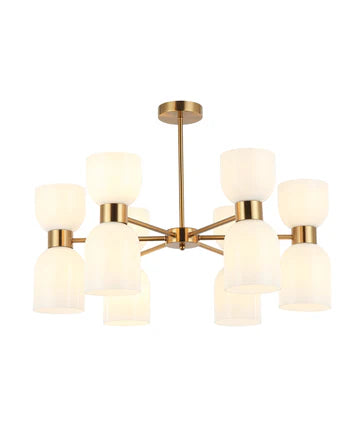 CLESSIDRA: Interior Mirror Finish Smokey Black / Opal Glass Ellipse x12 Round Base Pendant Lights Pendant