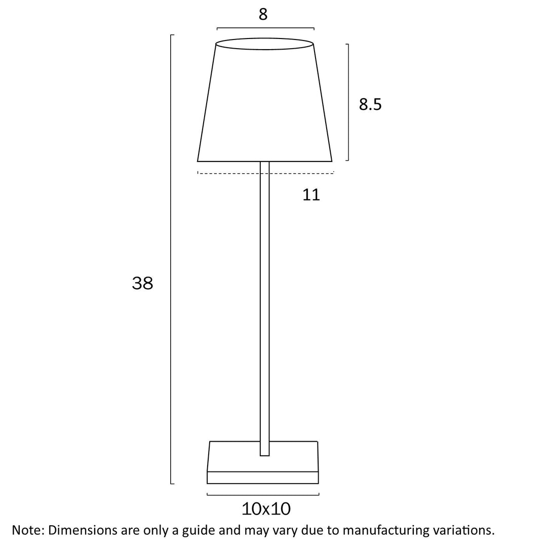 TELBIX CLIO RECHARGEABLE TABLE LAMP TABLE LAMP