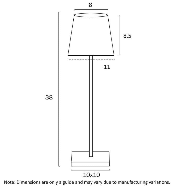 TELBIX CLIO RECHARGEABLE TABLE LAMP TABLE LAMP