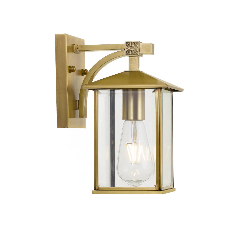 COBY 15 SOLID BRASS EXTERIOR WALL LIGHT Brass WALL LIGHT