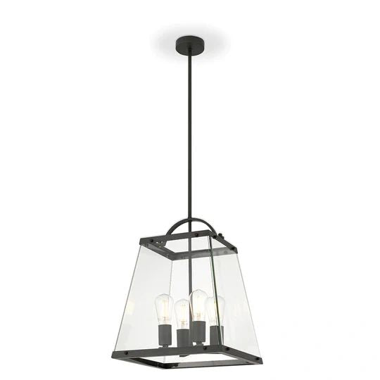 TELBIX COLAIR 4 LIGHTS SOLID BRASS BLACK Pendant