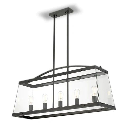 TELBIX COLAIR 5 LIGHTS SOLID BRASS BLACK Pendant
