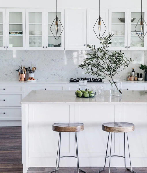 CONTOUR: Interior Black Wire Diamond Shape Pendant Light Pendant