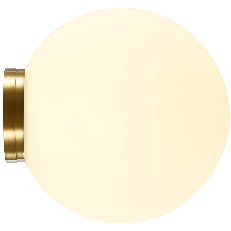 Calibo Crest Opal Glass /120mm140mm IP44 Orb Wall Light WALL LIGHT