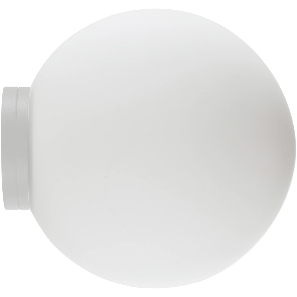 Calibo Crest Opal Glass /120mm140mm IP44 Orb Wall Light White WALL LIGHT