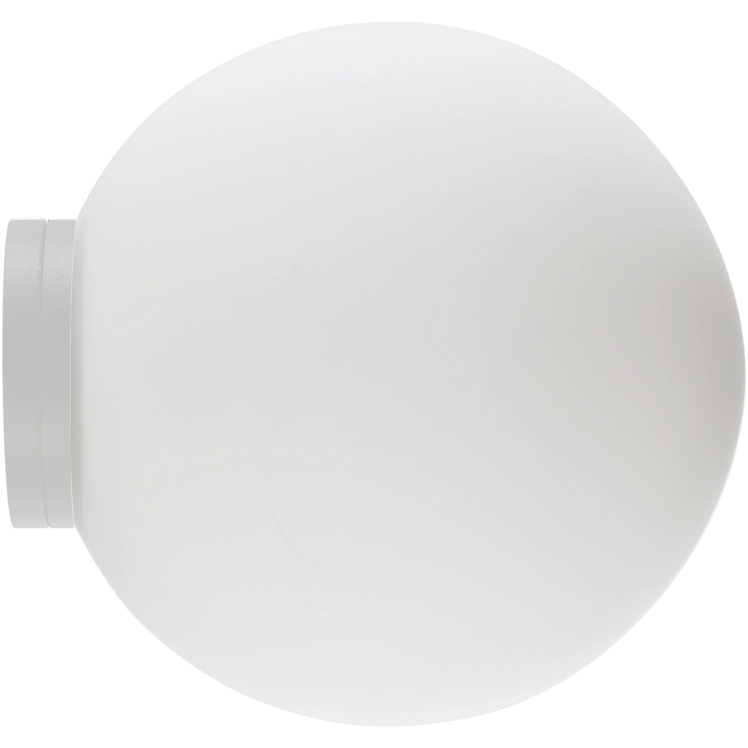 Calibo Crest Opal Glass /120mm140mm IP44 Orb Wall Light White WALL LIGHT