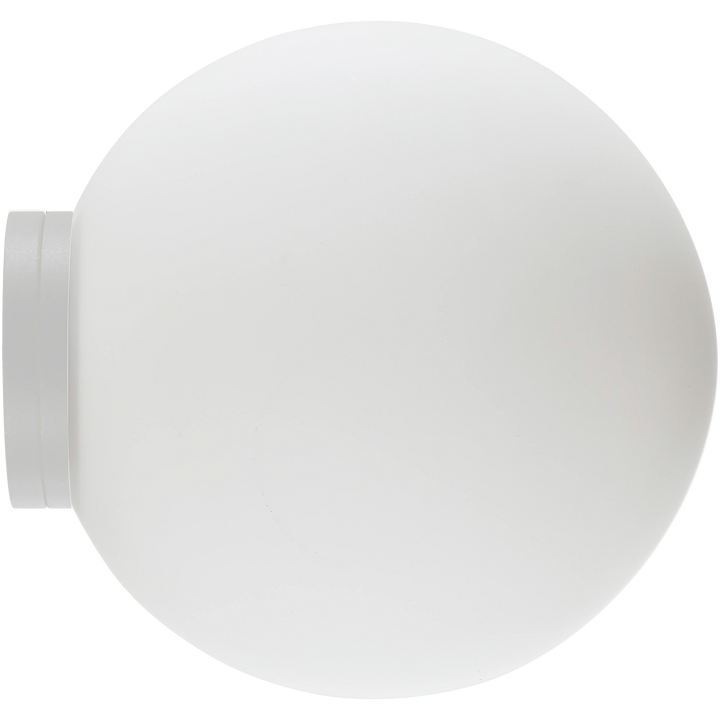 Calibo Crest Opal Glass /120mm140mm IP44 Orb Wall Light White WALL LIGHT