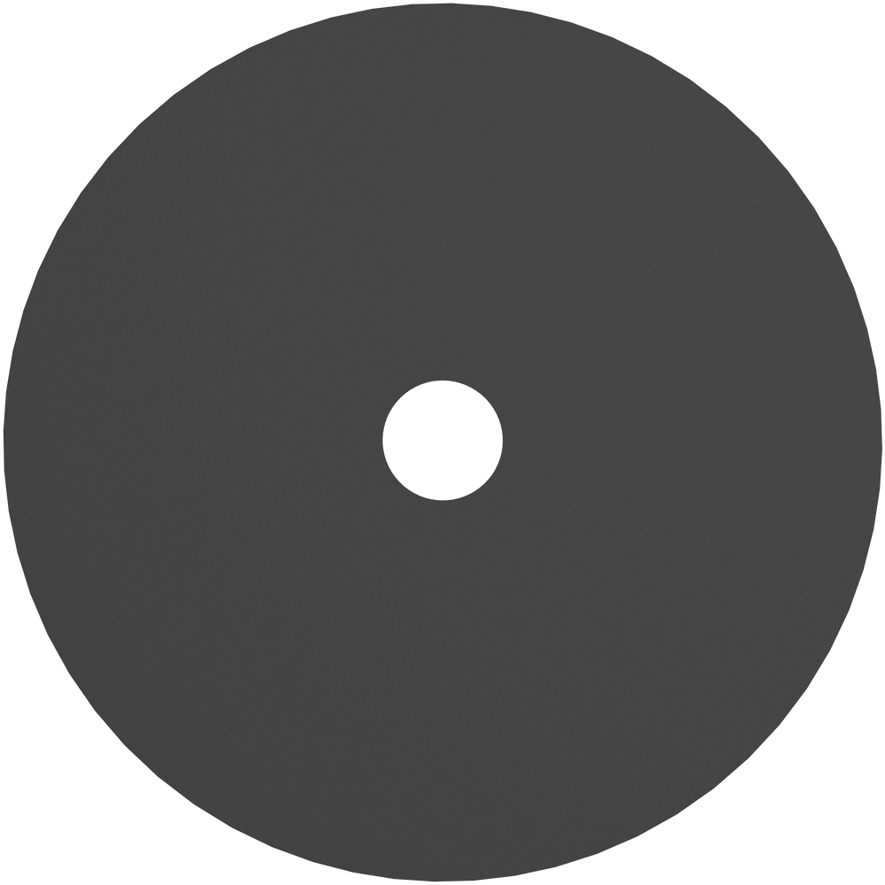 Calibo Crest 200mm round Back Plate Only- Black ACCESSORIES