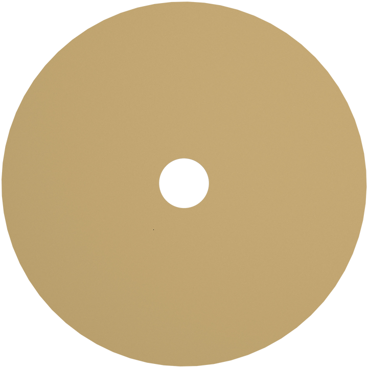 Calibo Crest 200mm round Back Plate Only- Brass ACCESSORIES