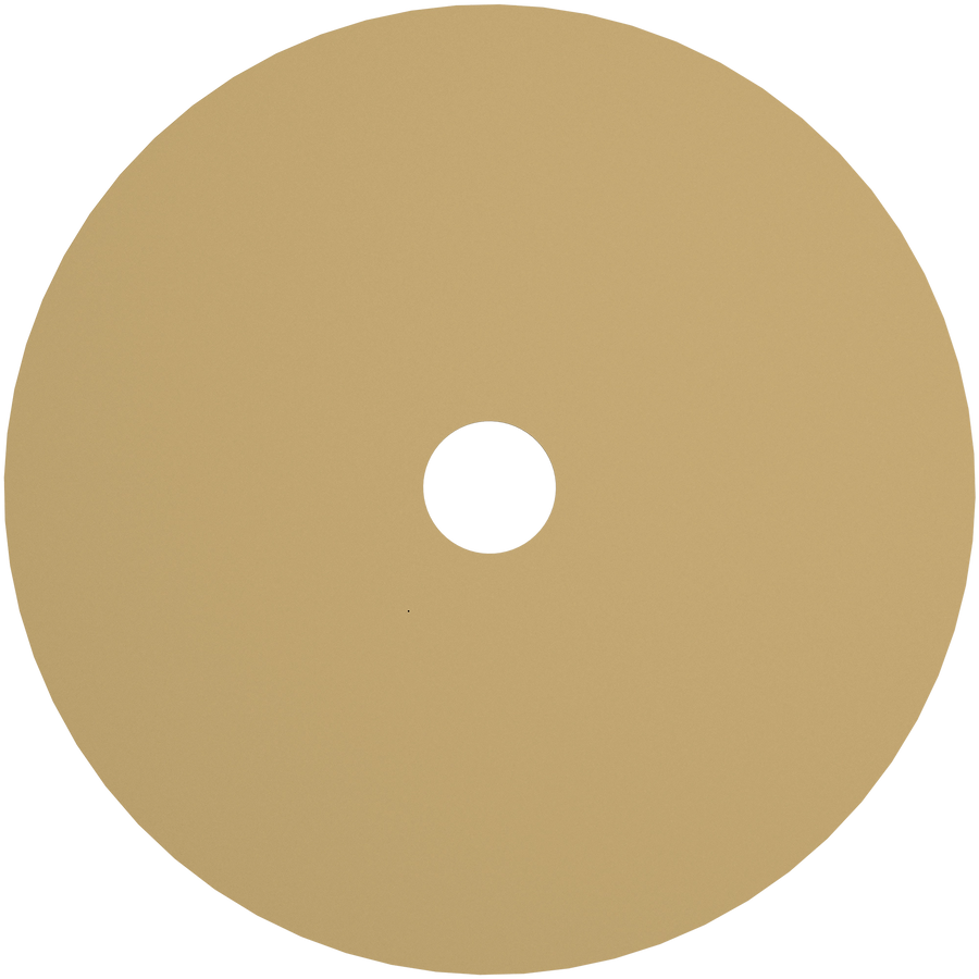 Calibo Crest 200mm round Back Plate Only- Brass ACCESSORIES