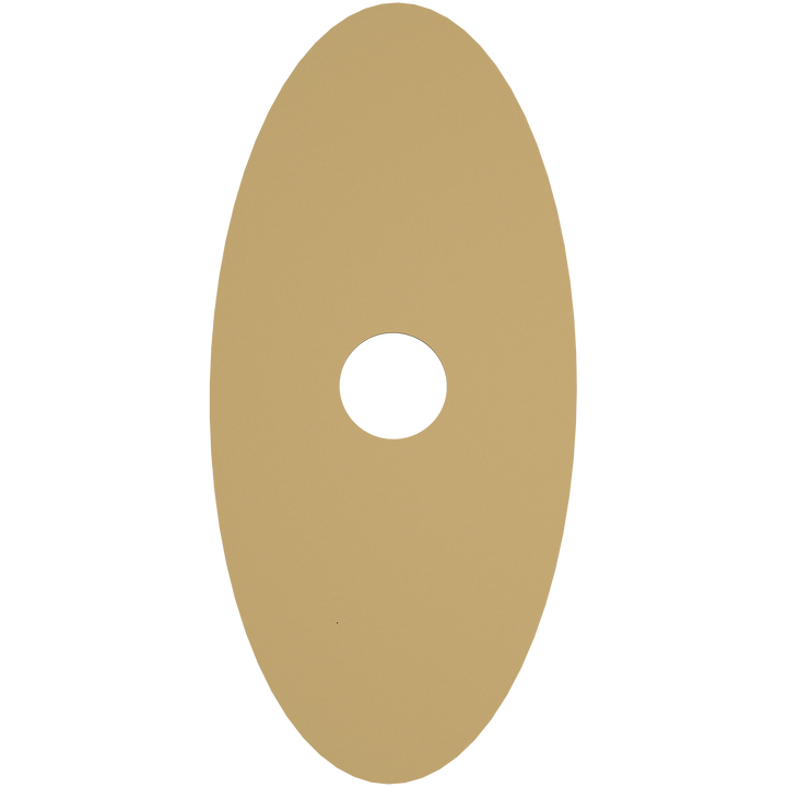 Calibo Crest 300mm Oval Back Plate Only Brass ACCESSORIES