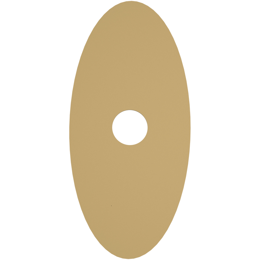 Calibo Crest 300mm Oval Back Plate Only Brass ACCESSORIES