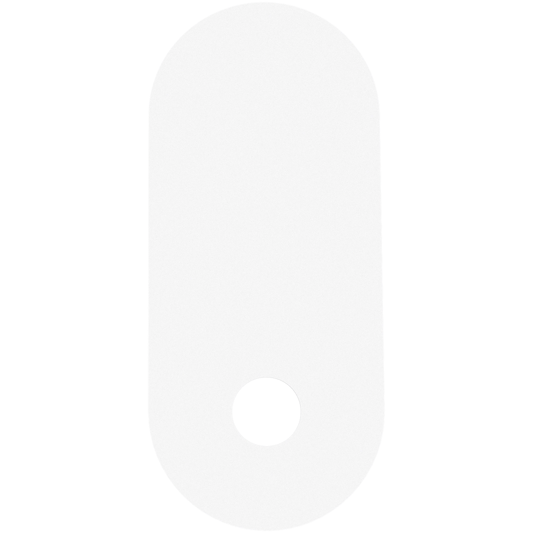 Calibo Crest 320mm Oval Back Plate Only White ACCESSORIES