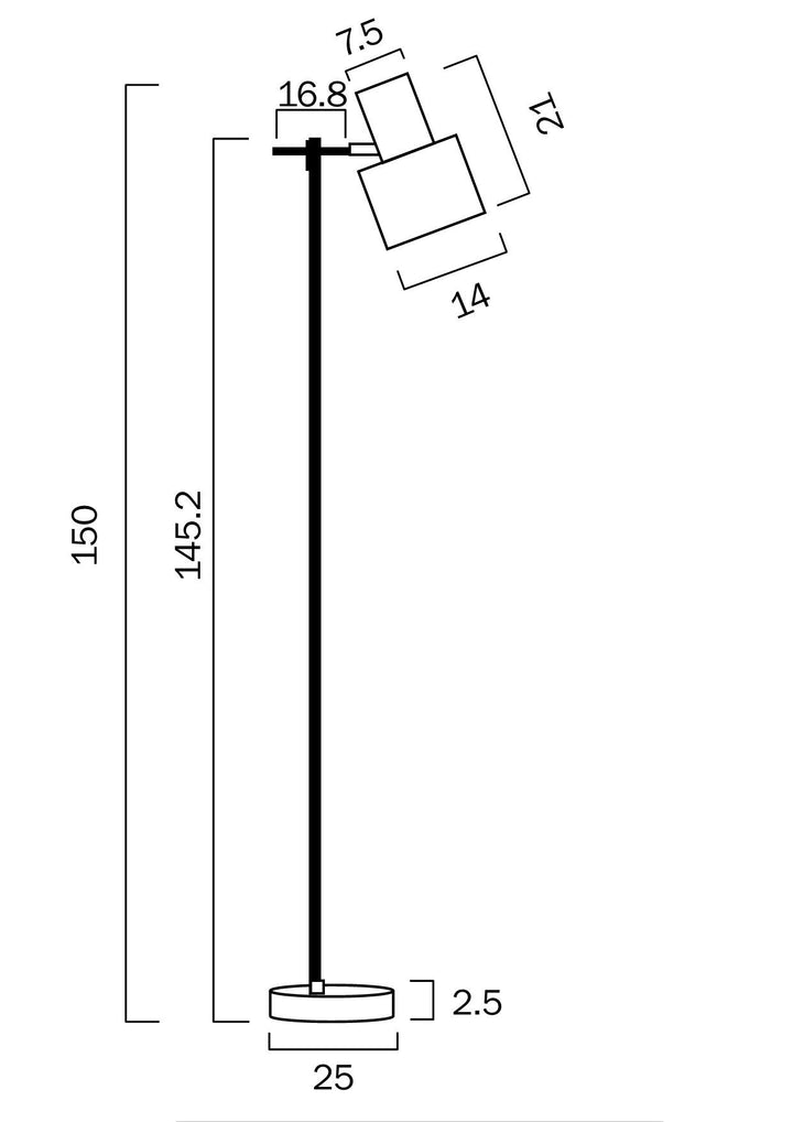TELBIX CROSET FLOOR LAMP Floor Lamp