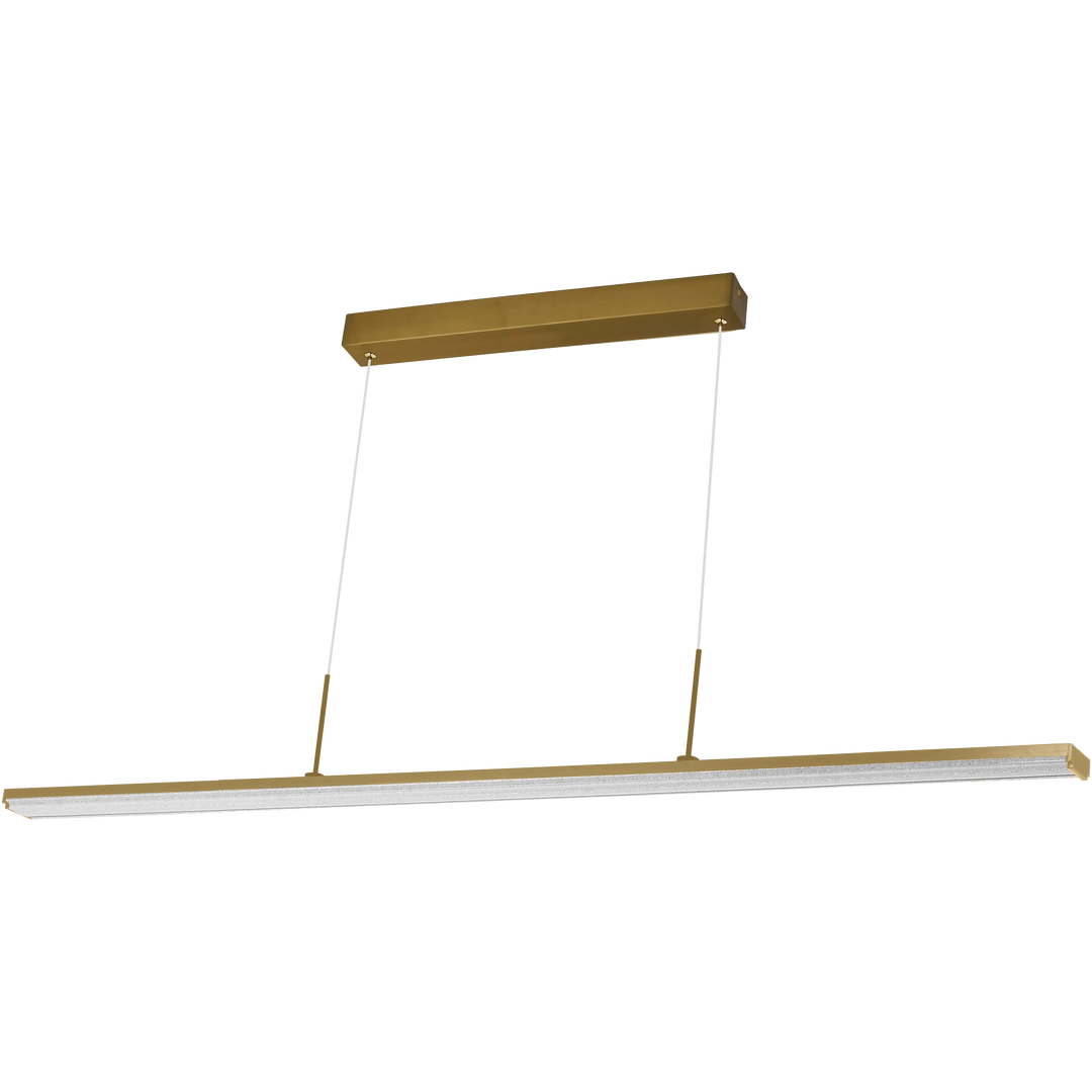 Calibo Dazzle 2000mm Linear LED Pendant Light Brass Pendant