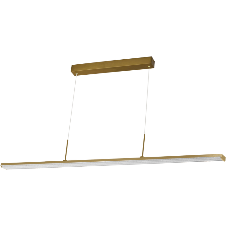 Calibo Dazzle 2000mm Linear LED Pendant Light Brass Pendant