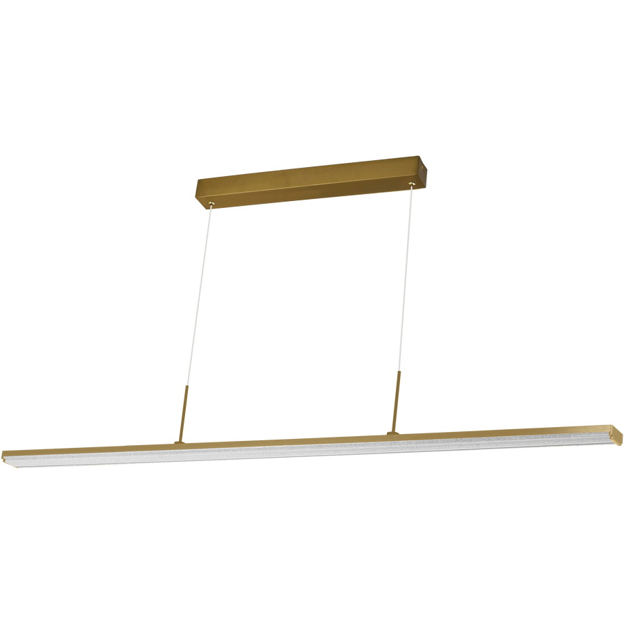 Calibo Dazzle 2000mm Linear LED Pendant Light Brass Pendant