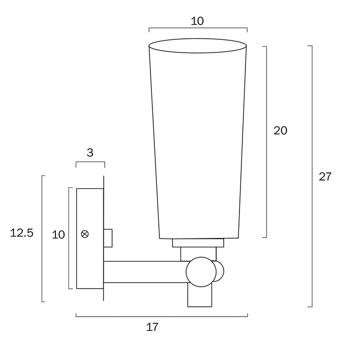 TELBIX DELMAR WALL LAMP WALL LIGHT