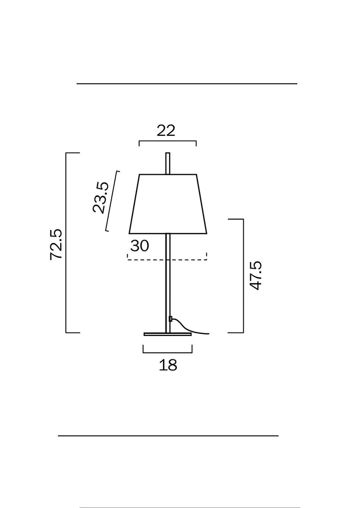 TELBIX DIOR TABLE LAMP TABLE LAMP