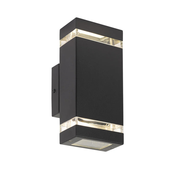 DIXON 2 EXTERIOR WALL LIGHT Black