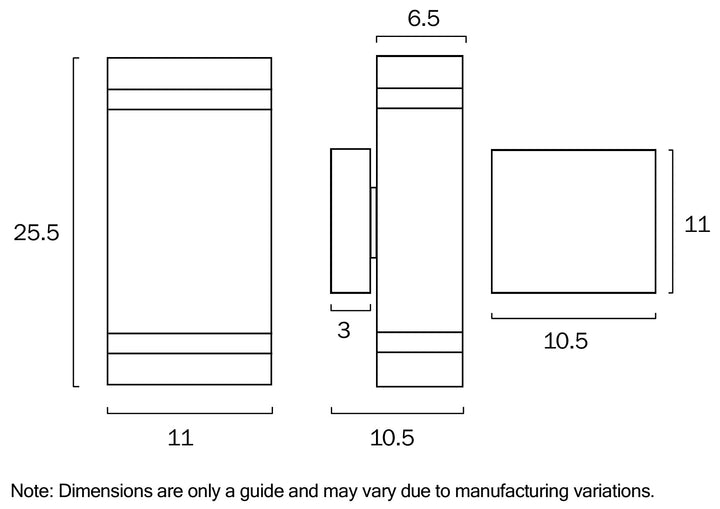 DIXON 2 EXTERIOR WALL LIGHT